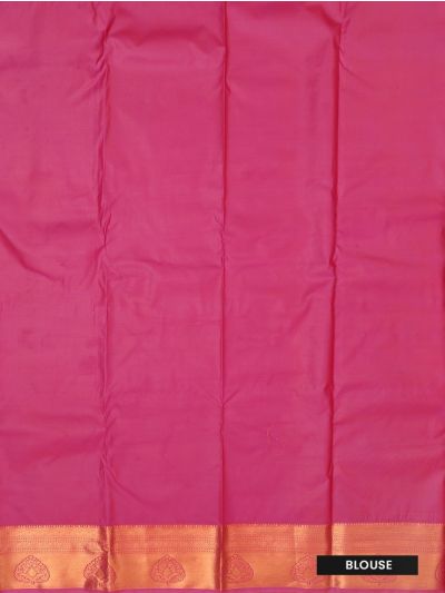 Gracecharm Rose Pink Gift Art Silk Floral Jacquard with Geometric Pallu Saree