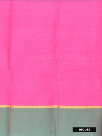 Gracecharm Elegant Kanchi Cotton Zari Diamond Butta with Border Saree