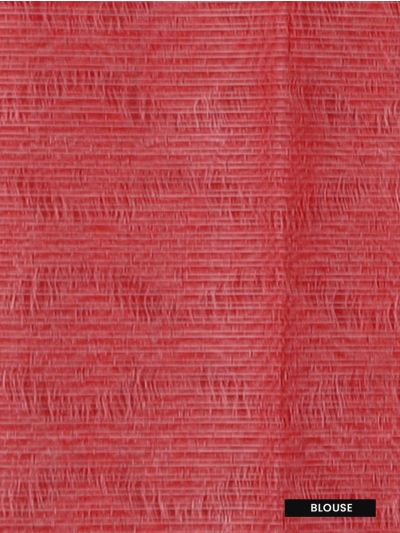Gracecharm Kora Silk Cotton Floral Jaal with Geometric Pallu Saree