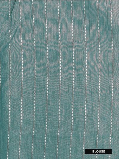 Gracecharm Kora Silk Cotton Checks Butta with Jacquard Pallu Saree
