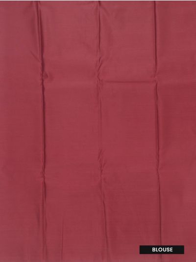 Gracecharm Deep Dusty Pink Art Soft Silk Floral Butta with Geometric Brocade Pallu Saree