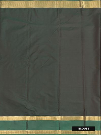 Gracecharm Mauve Grey Art Soft Silk Dotted Stripe with Diamond Zari Pallu Saree 