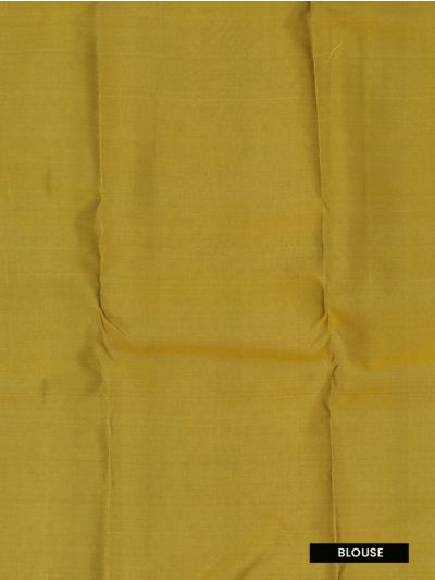 Gracecharm Art Soft Silk Emerald Green Floral Butta Zari Saree