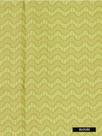 Gracecharm Elegant Manipuri Cotton Lime Green Floral Butta Saree  