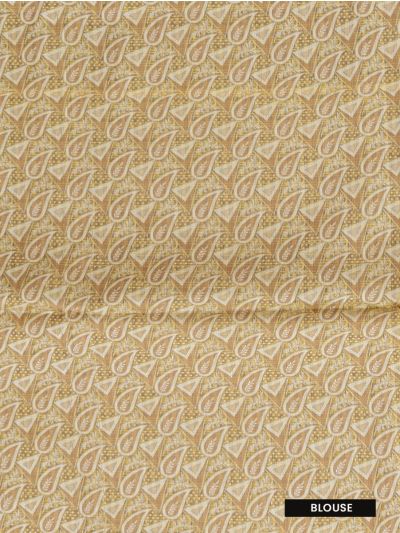 Gracecharm Elegant Manipuri Cotton Olive Green Floral Butta Saree