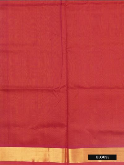 Gracecharm Elegant Mango Yellow Silk Cotton Butta Design with Border Saree