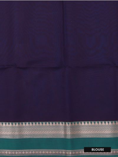 Gracecharm Silk Cotton Geometric Butta Tessellation Pallu Saree