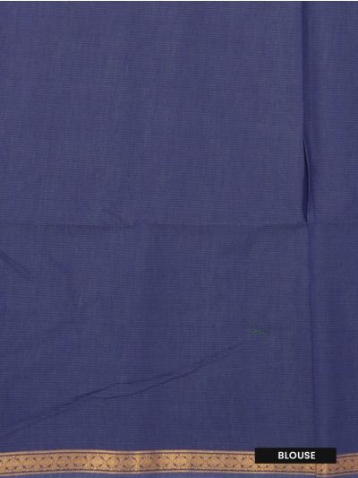 Gracecharm Silk Cotton Butta with Striped Pallu Saree