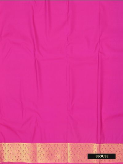 Gracecharm Gift Art Silk Brocade Pattern with Geometric Pallu Saree