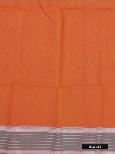 Gracecharm Silk Cotton Butta with Diagonal Vine Pallu Saree