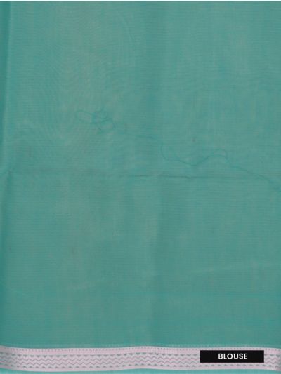 Gracecharm Silk Cotton Floral Butta Chevron Pallu Saree