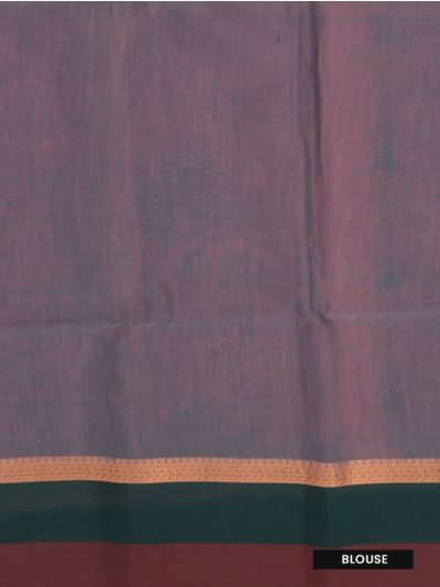 Gracecharm Silk Cotton Floral Butta Contrast Border Saree