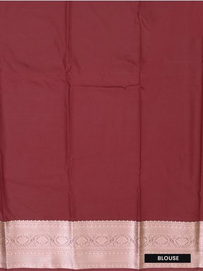 Gracecharm Gift Art Silk floral geometric patterns with Metallic Zari Work Pallu Saree
