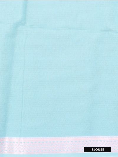 Gracecharm Silk Cotton Butta with Zigzag Pallu Saree