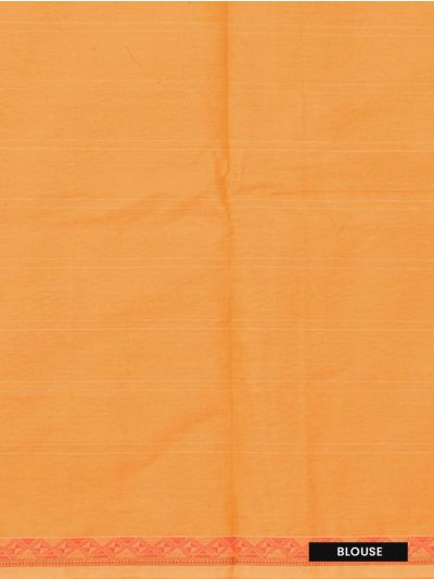 GraceCharm Kovai Cotton Nine Dot Butta Geometric Pallu Saree