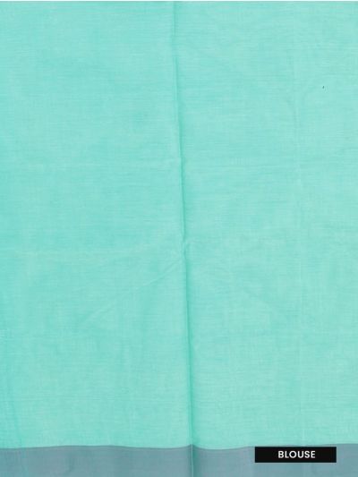 GraceCharm Kovai Cotton Cross Butta Geometric Jaal Pallu Saree