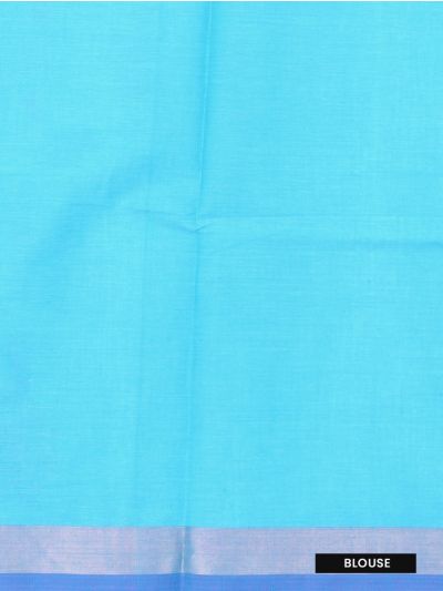 GraceCharm Kovai Cotton Geometric Woven Pallu Butta Saree