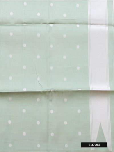 BlossomEase Semi Dupion Silk Vertical Lining Patterns With Zari Border Saree