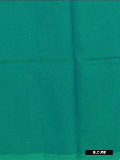 GraceCharm Kovai Cotton Elephant Diamond Butta Floral Pallu Saree