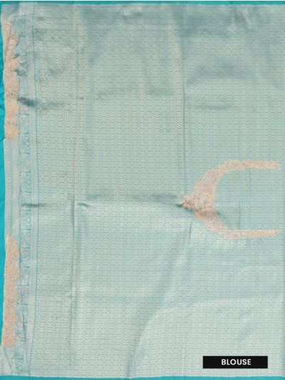Gracecharm Fancy  Silk scalloped cut work With gold Zari Jaal Saree