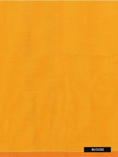 GraceCharm Kovai Cotton Floral Stripe Geometric Bar Pallu Saree