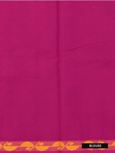 GraceCharm Kovai Cotton Floral Vine Butta Ornamental Pallu Saree