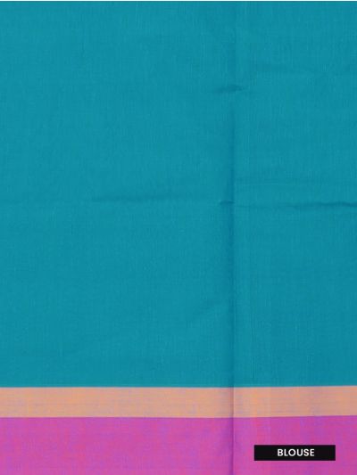 GraceCharm Kovai Cotton Butta with Geometric Floral Pallu Saree