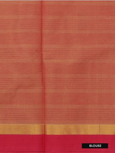 GraceCharm Kovai Cotton Floral Square Butta with Floral Vine Pallu Saree