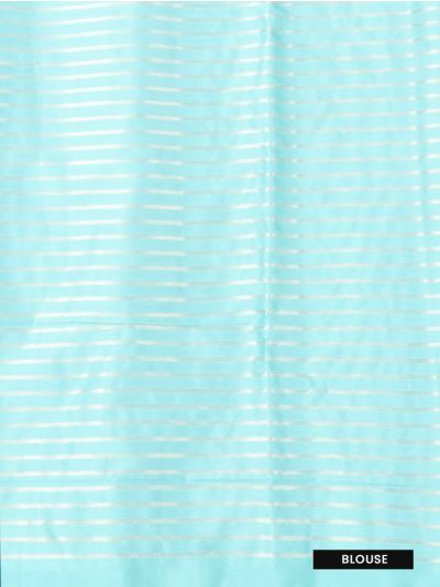 GraceCharm Manipuri Cotton Bird Butta with Geometric Pallu Saree