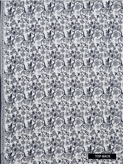 Graceful Essence Timeless Classic Grey Cotton Dress Material