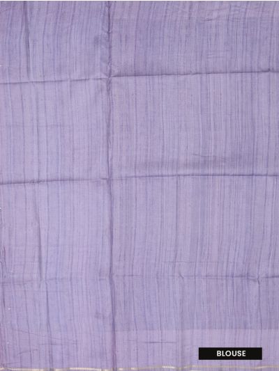Gracecharm Multi Semi Dupion Chain Stripe Design with Border Multi Color Saree
