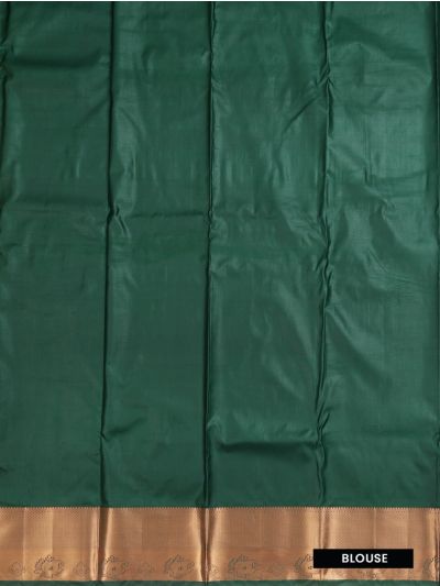 Gracecharm Gift Art Silk Floral Layouts Rich Style Metallic Threads Brocade Saree