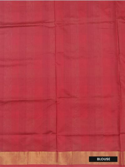 Gracecharm Silk Cotton Check Double Zari Stripe Pallu Multi Color Saree
