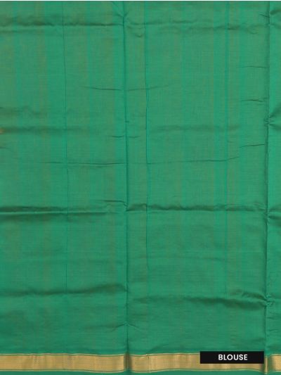 Gracecharm Elegant Kathirippu Silk Cotton Vibrant Orange Butta Design with Border Saree