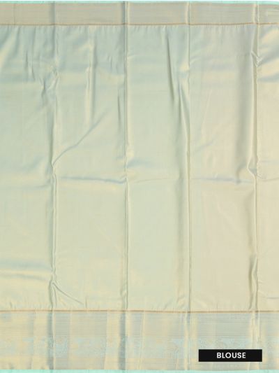 Gracecharm Gift Art Silk Curved Grid Lines Across Contrast Gold Zari Border Saree