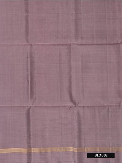 Gracecharm Pure Soft Silk Lotus Floral Butta With Zari Threads Pallu Saree