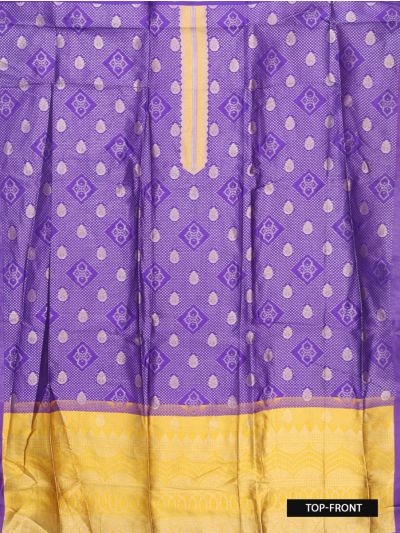 Graceful Art Banaras Zari Buttis Metallic Gold Zari Threads Dress Material
