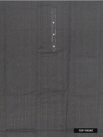 Graceful Cotton Vertical Woven Pinstripes Dress Material