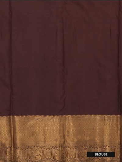 GraceCharm Art Silk Floral Jaal with Geometric Lattice Pallu Saree