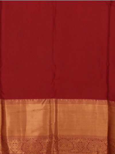 GraceCharm Art Silk Floral Jaal with Geometric Lattice Pallu Saree
