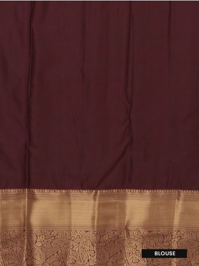 GraceCharm Art Silk Floral Jaal with Diamond Lattice Paisley Pallu Saree