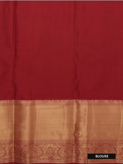 GraceCharm Art Silk Floral Jaal with Diamond Lattice Pallu Saree
