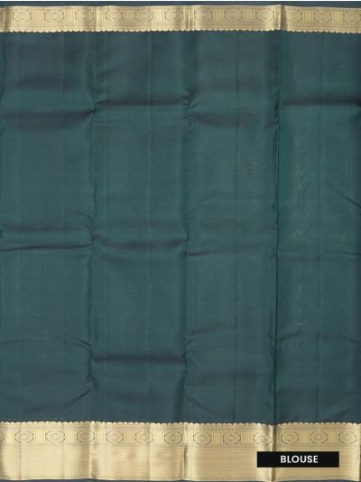 Gracecharm Pure Soft Silk Tree Butta And Round Butta Gold Jari Saree