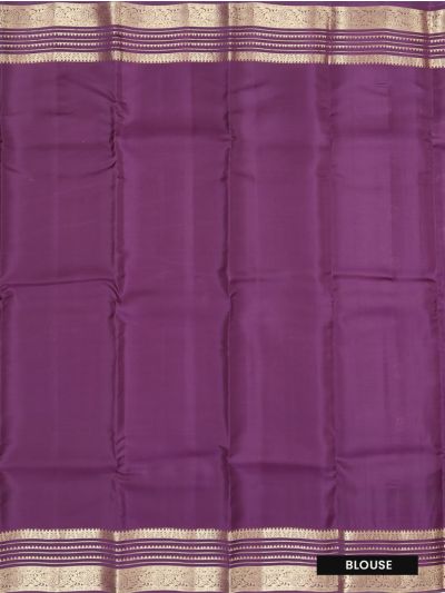 Gracecharm Pure Soft Silk Floral Paisley Butta Grid Weave Gold Jari Saree
