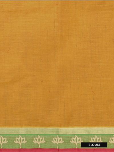 GraceCharm Kovai Cotton Striped Tree Butta with Tree Motif Pallu Saree