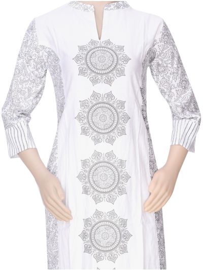 Graceful Muse Readymade Floral Mandala Printed Salwar Kameez