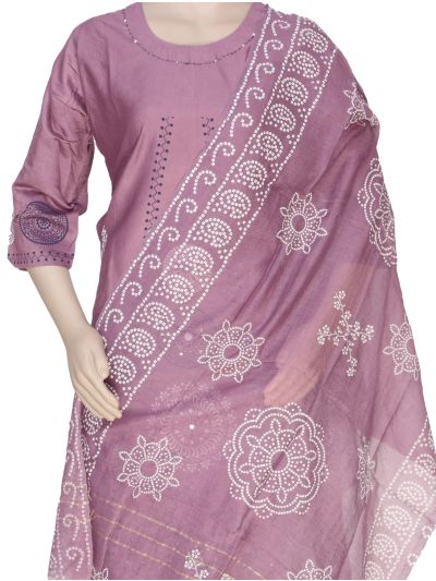 Graceful Muse Readymade Mandala Printed with Floral Dupatta Salwar Kameez