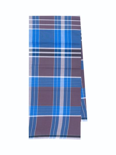 Men’s Premium Cotton Checkered Grid Geometric Pattern Lungi