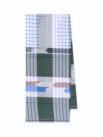 Men’s Premium Geometric Check Patterns Strips Cotton Lungi
