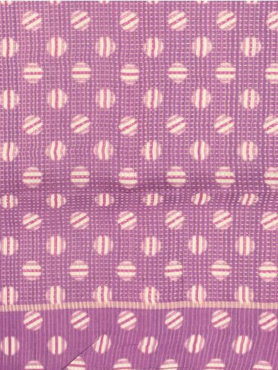 GraceCharm Semi Jute Fine Striped with Textured Pallu Saree